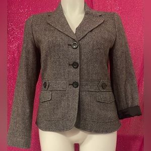Ann Taylor Tweed Blazer Size 10
